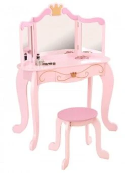 Coiffeuse Rose Princesse Kidkraft 76123