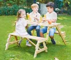 Pinolino Ensemble Pic Nique 2en1 Enfant épicéa Massif Clair Elli -Pino Soldes Boutique ensemble pic nique 2en1 enfant epicea massif clair elli 4035769043544 150579