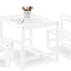 Pinolino Ensemble Table Et Chaises Enfant 3 Pièces Hêtre Massif Laqué Blanc Timo