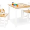 Pinolino Ensemble Table Et Chaises Enfant 3 Pièces Pin Massif Laqué Blanc Et Clair Fenna -Pino Soldes Boutique ensemble table et chaises enfant 3 pieces pin massif laque blanc et clair fenna 4035769044077 217968