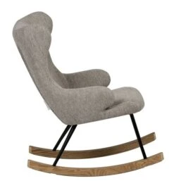 Fauteuil à Bascule Enfant Tissu Gris Clair Luxare -Pino Soldes Boutique fauteuil a bascule enfant tissu gris clair kids chair de luxe 5414375177789 593529