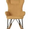 Fauteuil à Bascule Enfant Tissu Jaune Luxare 1 Fauteuil à Bascule Enfant Tissu Jaune Luxare -Pino Soldes Boutique fauteuil a bascule enfant tissu jaune kids chair de luxe 5414375181694 593532