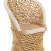 Fauteuil Avec Dossier En Bambou Naturel Blanc Zephir L 66.5 Cm -Pino Soldes Boutique fauteuil avec dossier en bambou naturel blanc zephir l 66 5 cm 5400924207342 1331032