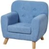 Fauteuil Enfant Tissu Bleu Et Pieds Bois Massif Clair Nitty -Pino Soldes Boutique fauteuil enfant tissu bleu et pieds bois massif clair arthur 3248115114077 412722