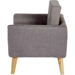 Fauteuil Enfant Tissu Gris Et Pieds Bois Clair Kessy -Pino Soldes Boutique fauteuil enfant tissu gris et pieds bois clair charlitte 3248115116187 532452