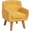 Fauteuil Enfant Tissu Jaune Et Pieds Bois Massif Clair Kansa -Pino Soldes Boutique fauteuil enfant tissu jaune et pieds bois massif clair charlotte 3248115115210 412703