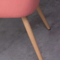 Fauteuil Velours Corail Et Pieds Métal Imitation Bois Vida 9 Fauteuil Velours Corail Et Pieds Métal Imitation Bois Vida -Pino Soldes Boutique fauteuil velours corail et pieds metal imitation bois vida 369273