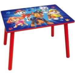 Devant 42 Devant -Pino Soldes Boutique fun house pat patrouille table h 41 5 cm x l 61 cm x p 42 cm avec une chaise h 49 5 cm x l 31 cm x p 31 5 cm pour enfant 3700057135201 1320106