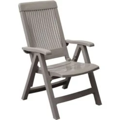 GROSFILLEX Fauteuil Dossier Réglable Fidji 3 - Taupe