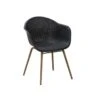 Lot De 2 Fauteuils Scandinave - Assise En Plastique, Pied En Acier - Noir Anthracite - Décor Bois Naturel -Pino Soldes Boutique lot de 2 fauteuils scandinave assise en plastique pied en acier noir anthracite decor bois naturel 3619999309901 1267251