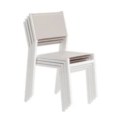 Lot De 4 Chaises Alu Textilene -Pino Soldes Boutique lot de 4 chaises alu textilene 2008248697530 659053