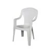 Lot De 4 Fauteuils De Jardin Monobloc Empilable Capri - 56 X 58 X 90 Cm - Blanc -Pino Soldes Boutique lot de 4 fauteuils de jardin monobloc empilable capri 56 x 58 x 90 cm blanc 8008651831006 438580