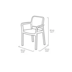 Lots De 6 Fauteuils Monoblocs - Empilables En Résine De Synthese - Imitation Rotin Tressé Rond - ALLIBERT BY KETER - SAMANNA -Pino Soldes Boutique lots de 6 fauteuils monoblocs empilables en resine de synthese imitation rotin tresse rond allibert by keter samanna 8711245151793 728771