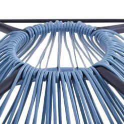 MANA Fauteuil Design En Forme D'oeuf - Cordage En Plastique Bleu Pastel -Pino Soldes Boutique mana fauteuil design en forme d oeuf cordage en plastique bleu pastel 3612408086745 429854