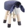 Pouf Enfant âne Crochet Bleu Et Pieds Bois Massif Leala -Pino Soldes Boutique pouf enfant ane crochet bleu et pieds bois massif olla 3248113616009 413754