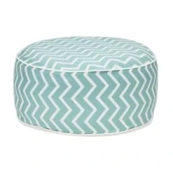 Pouf Gonflable Jardin Bocarnea - Assise 53 Cm - Revetement Spun Polyester 200 Mg - Motif Rayures Vert D'eau -Pino Soldes Boutique pouf gonflable jardin bocarnea assise 53 cm revetement spun polyester 200 mg motif rayures vert d eau 3451571021937 516532