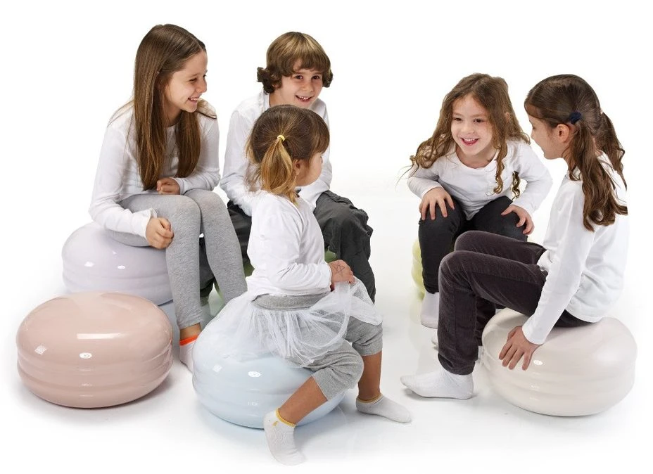 Pouf Rond Laqué Vert Menthe Macaron 4 Pouf Rond Laqué Vert Menthe Macaron – Image 2