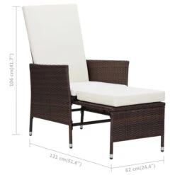 Salon De Jardin 2 Pcs Avec Coussins Résine Tressée Marron 3 24 Salon De Jardin 2 Pcs Avec Coussins Résine Tressée Marron 3 -Pino Soldes Boutique salon de jardin 2 pcs avec coussins resine tressee marron 3666722364331 935715