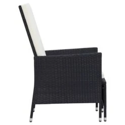 Salon De Jardin 2 Pcs Avec Coussins Résine Tressée Noir 2 -Pino Soldes Boutique salon de jardin 2 pcs avec coussins resine tressee noir 3666722364348 935697