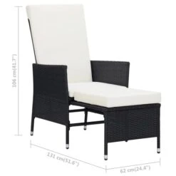 Salon De Jardin 2 Pcs Avec Coussins Résine Tressée Noir 2 -Pino Soldes Boutique salon de jardin 2 pcs avec coussins resine tressee noir 3666722364348 935703