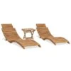 Salon De Jardin Pliable 3 Pcs Bois De Teck Solide -Pino Soldes Boutique salon de jardin pliable 3 pcs bois de teck solide 3666722434591 810769