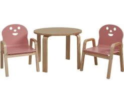 Set Table Et 2 Chaises Enfant Lodi Rose