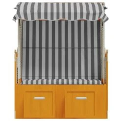 Strandkorb Avec Auvent Résine Tressée Et Bois Solide Blanc Gris 15 Strandkorb Avec Auvent Résine Tressée Et Bois Solide Blanc Gris -Pino Soldes Boutique strandkorb avec auvent resine tressee et bois solide blanc gris 3666722931359 1492305