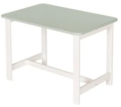 Table Blanche Et Vert Pepino