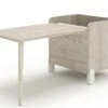 Table Bureau Avec Coffre Dessin Bois Clair Et Pieds Blanc -Pino Soldes Boutique table bureau avec coffre dessin bois clair et pieds blanc 8435540606764 286151