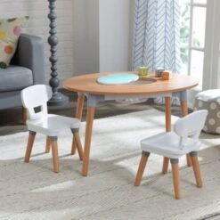Table Enfant Mid Century Et 2 Chaises Blanc/naturel Kidkraft 26195 -Pino Soldes Boutique table enfant mid century et 2 chaises blanc naturel kidkraft 26195 0706943214510 350661