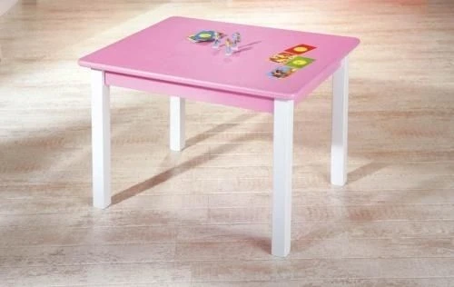 Table Et 2 Chaises Rose Et Blanc Lotta 4 Table Et 2 Chaises Rose Et Blanc Lotta – Image 2