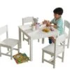 Table Et 4 Chaises Blanc Farmhouse Kidkraft 21455
