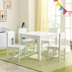 Table Et 4 Chaises Blanc Farmhouse Kidkraft 21455 14 Table Et 4 Chaises Blanc Farmhouse Kidkraft 21455 -Pino Soldes Boutique table et 4 chaises blanc farmhouse kidkraft 21455 0706943214558 350650