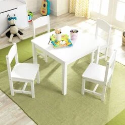 Table Et 4 Chaises Blanc Farmhouse Kidkraft 21455 17 Table Et 4 Chaises Blanc Farmhouse Kidkraft 21455 -Pino Soldes Boutique table et 4 chaises blanc farmhouse kidkraft 21455 0706943214558 350653