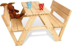 Pinolino Table Et Bancs Enfant épicéa Massif Clair Nicki & Lehne
