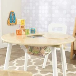 Table Ronde 2 Chaises Blanc Et Naturel Kidkraft 27027 -Pino Soldes Boutique table ronde 2 chaises blanc et naturel kidkraft 27027 0706943270271 350613