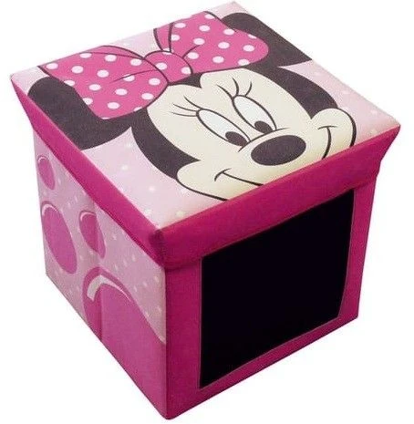 Tabouret De Rangement Avec Ardoise Minnie Disney 4 Tabouret De Rangement Avec Ardoise Minnie Disney – Image 2