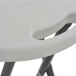 Tabouret Haut Pliable Polyéthylène Blanc Nesly - Lot De 2 -Pino Soldes Boutique tabouret haut pliable polyethylene blanc nesly lot de 2 3666722560009 384485