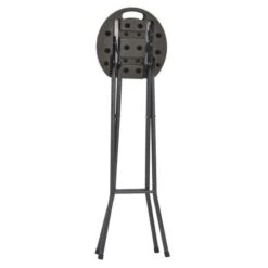 Tabouret Haut Pliable Polyéthylène Marron Nesly - Lot De 2 -Pino Soldes Boutique tabouret haut pliable polyethylene marron nesly lot de 2 3666722560016 384481